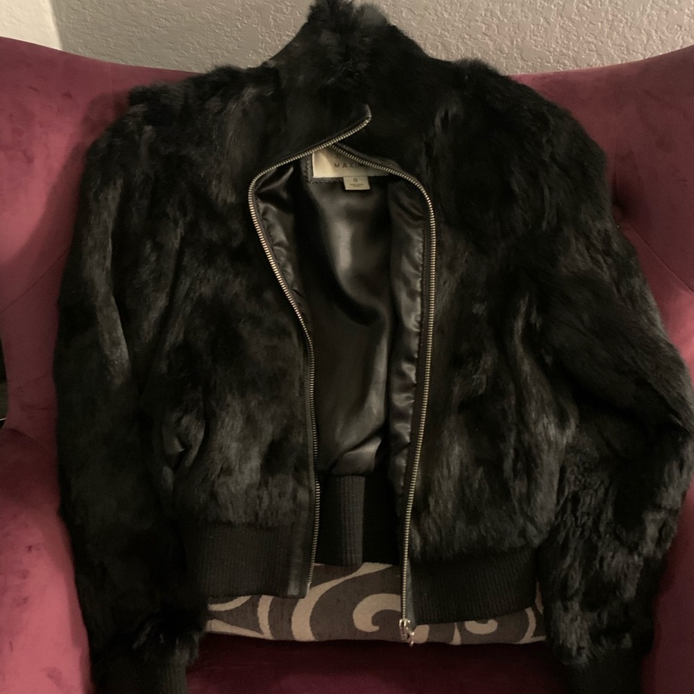 Black Fur (Rabbit) Jacket